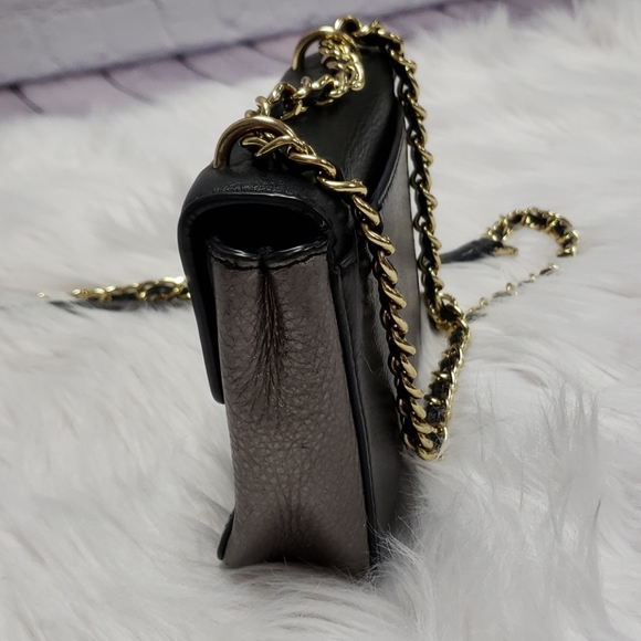 Tory Burch Black Silver Crossbody - Picture 4 of 16